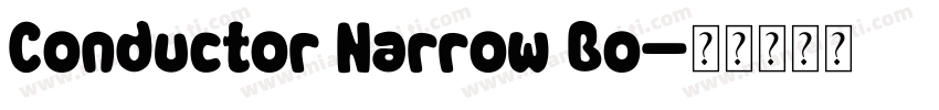 Conductor Narrow Bo字体转换